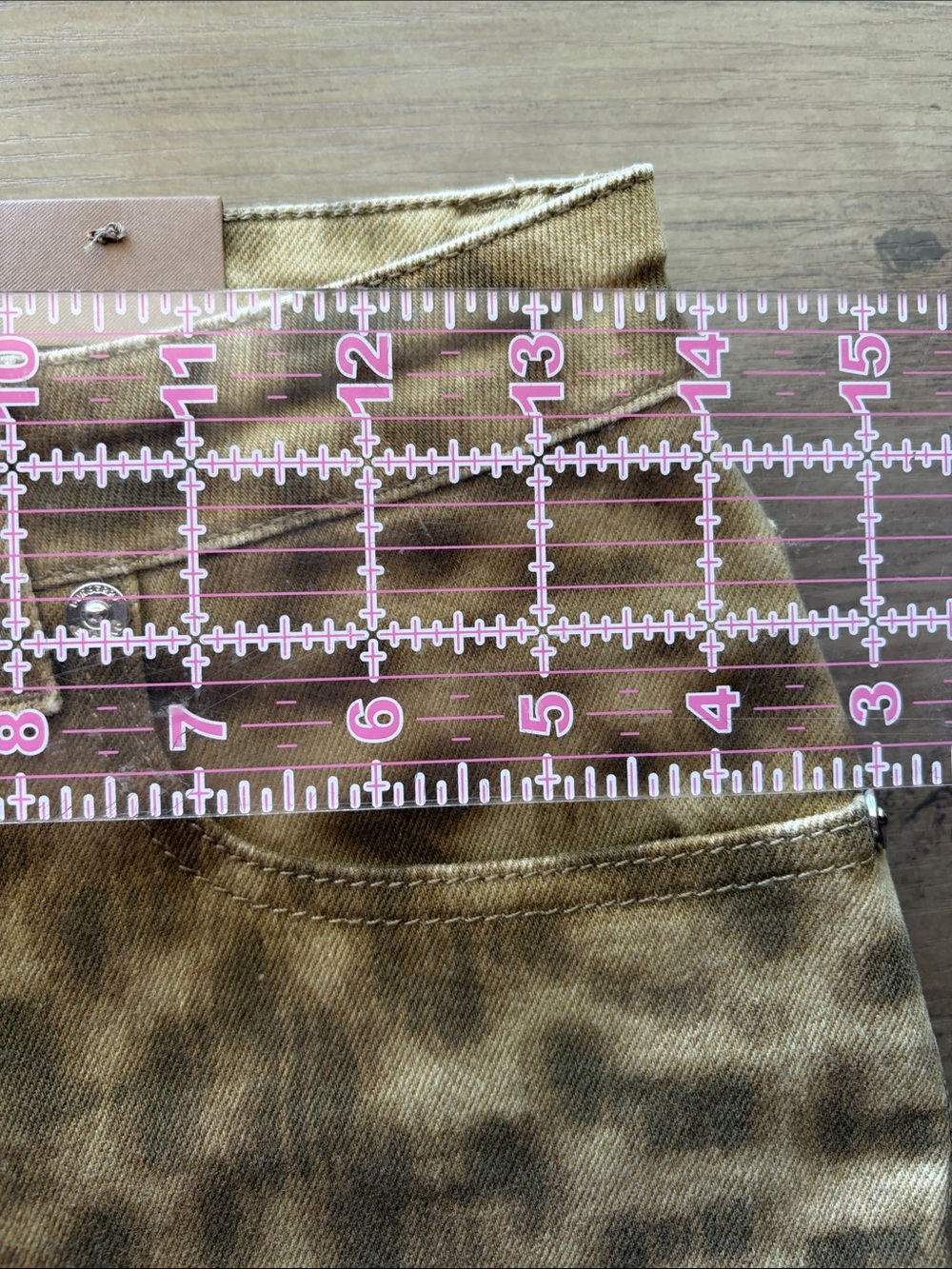 NWT Burberry Leopard-Print Skinny Mid rise Jeans size 28 - Picture 8 of 12